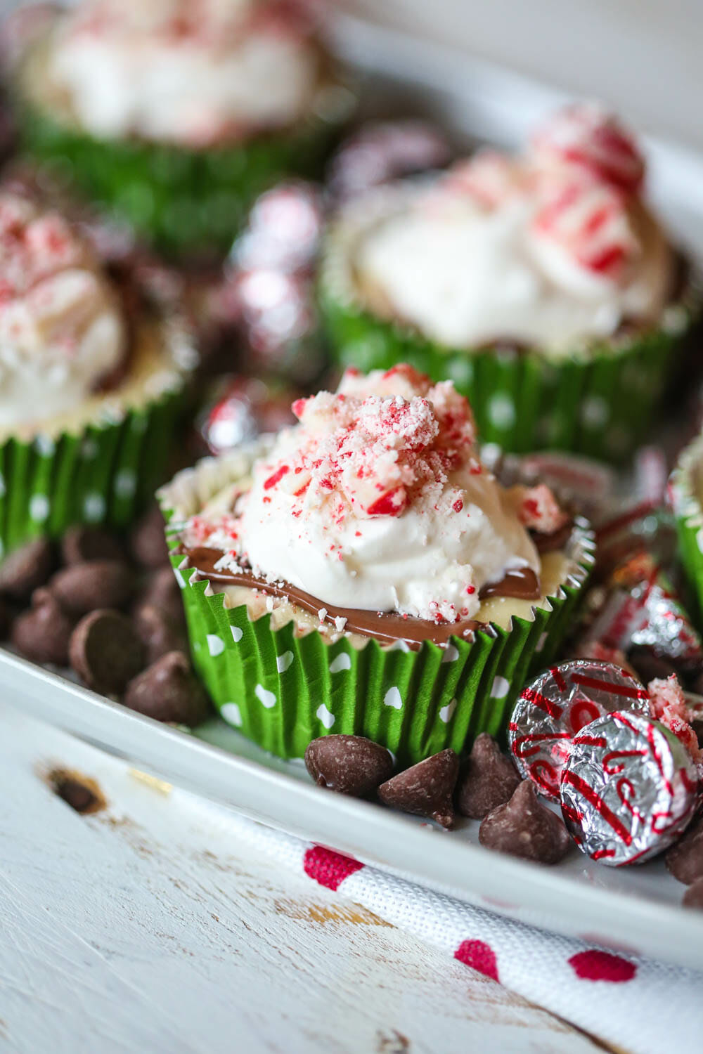 Mini Peppermint Chocolate Cheesecakes from Our Best Bites 2