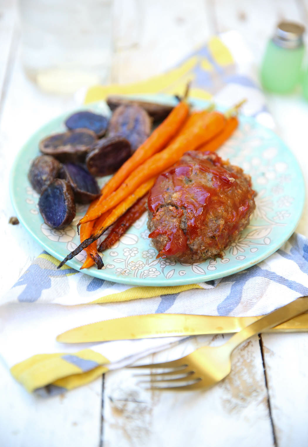 sheet pan mini meatloaves from Our Best Bites