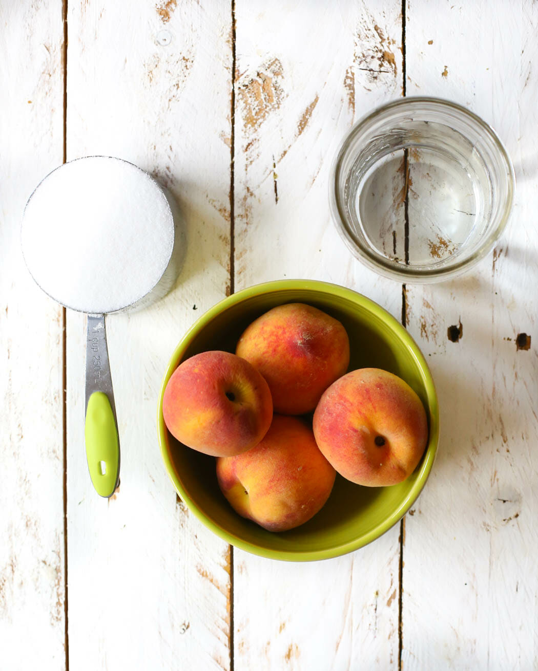 easy peach syrup ingredients