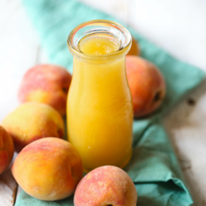 Peach Syrup from Our Best Bites