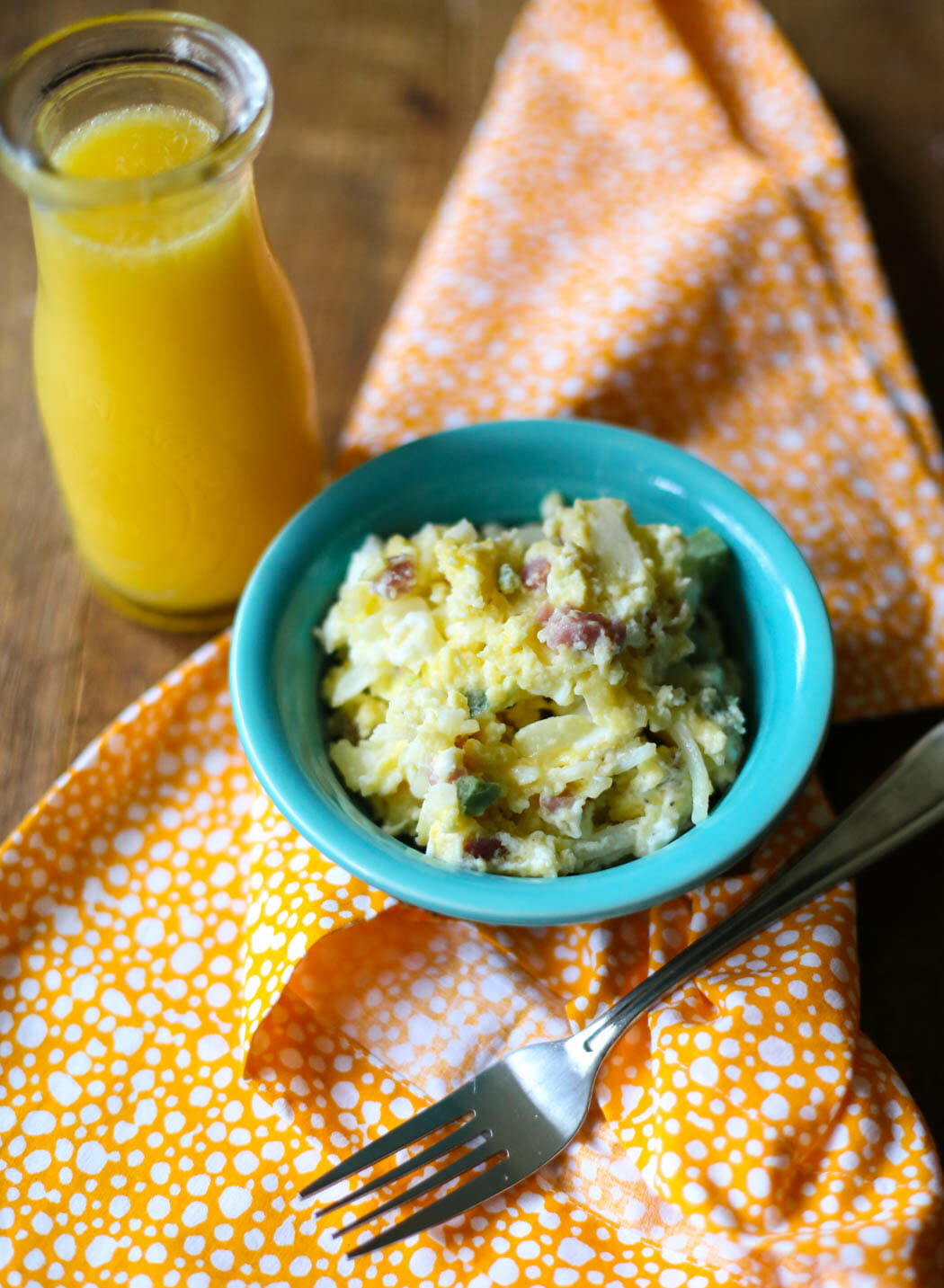 quick and easy egg scramble bowl from Our Best Bites