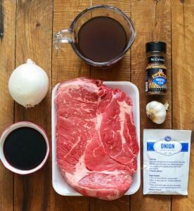 Instant Pot Pot Roast Ingredients