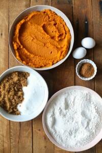 Pumpkin chocolate chip cookies ingredients