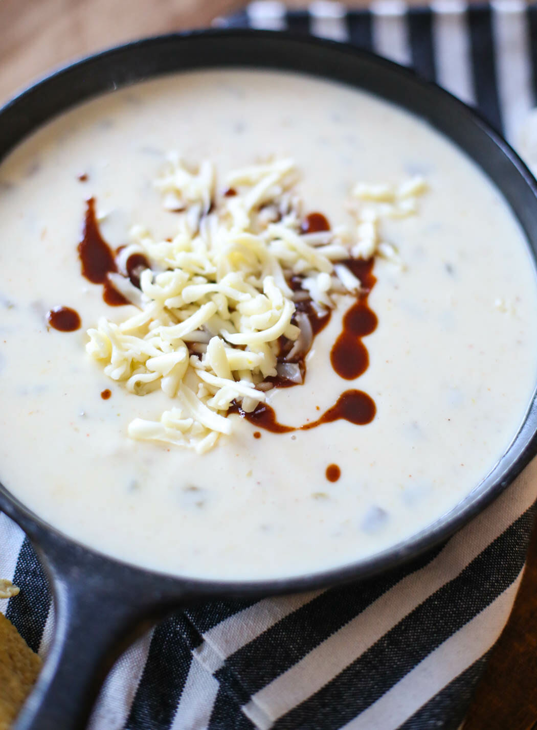queso with toppings