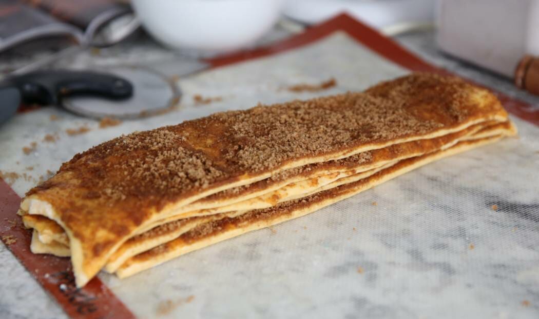 Pumpkin Spice Pull Apart Bread Layered