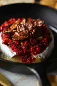 Honey Cranberry Orange Baked Brie from Our Best Bites