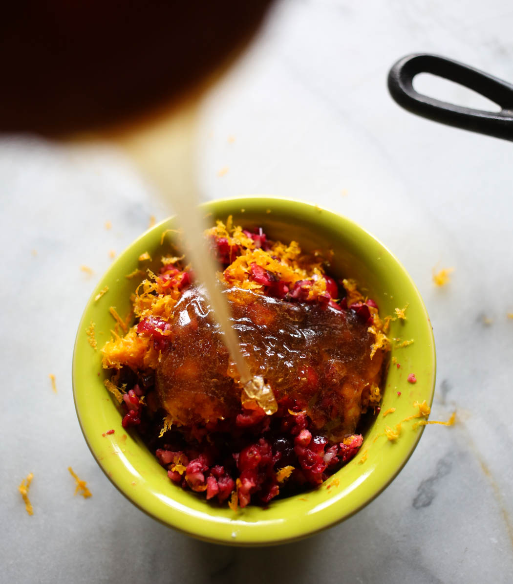 orange cranberry baked brie from our best bites