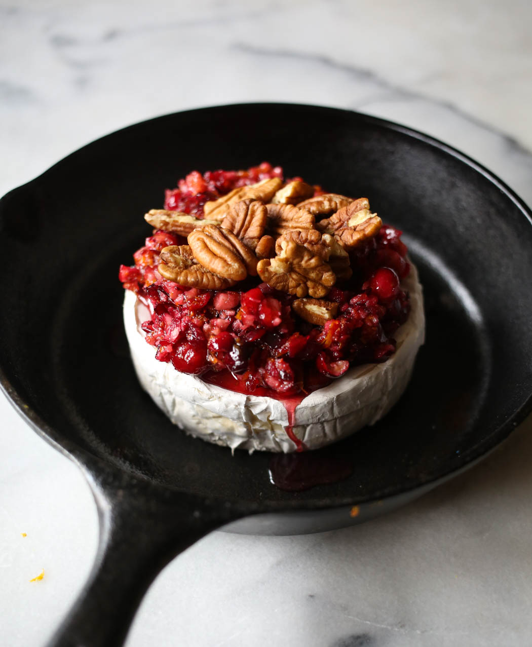 orange cranberry baked brie from our best bites