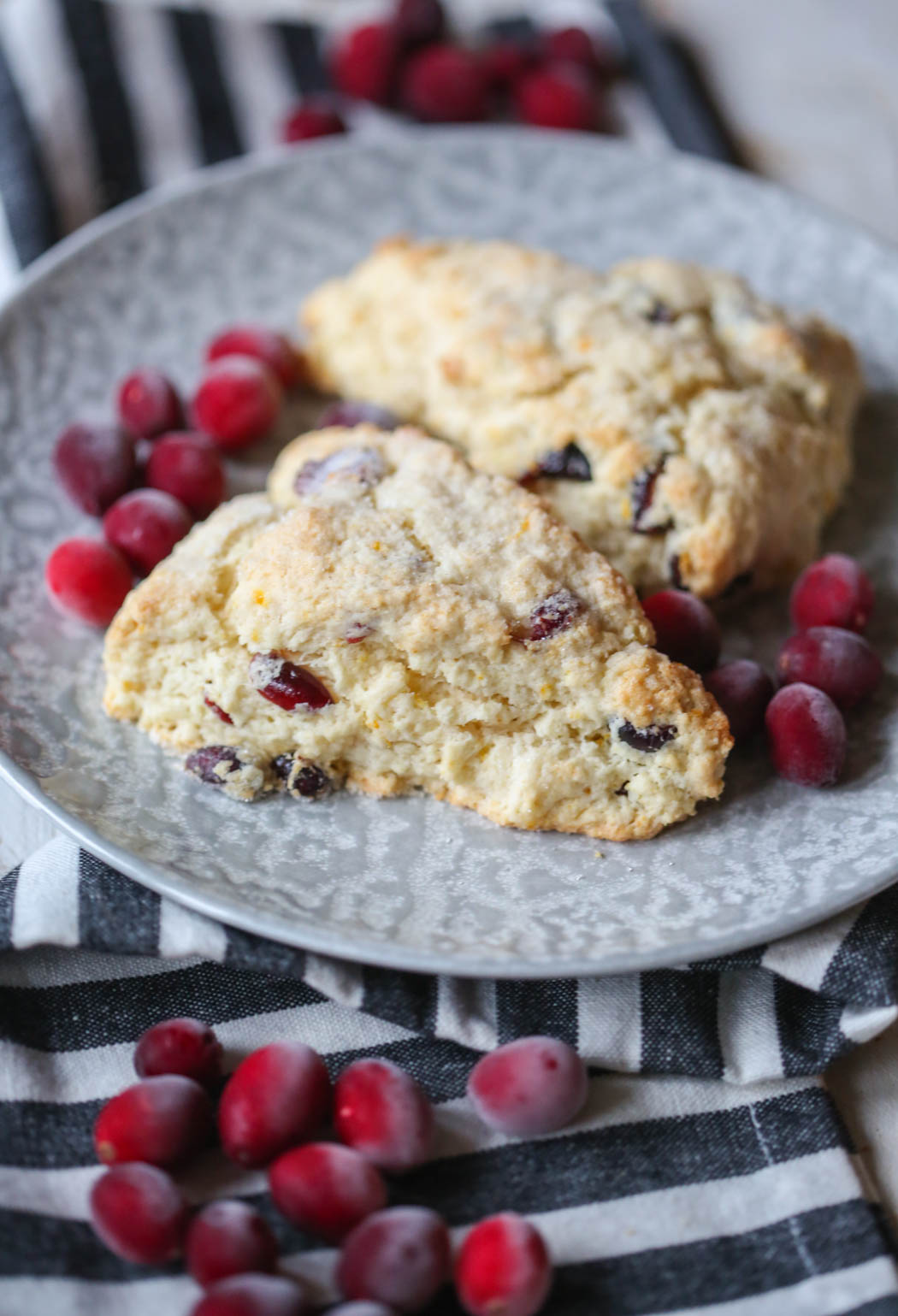 Orange Cranberry Scones from Our Best Bites