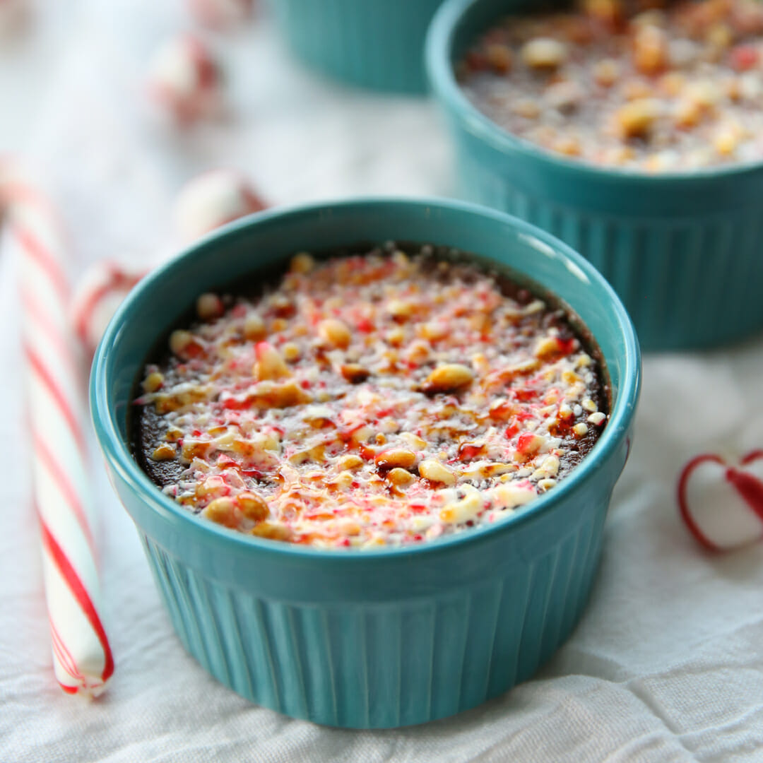 Chocolate Peppermint Creme Brulee