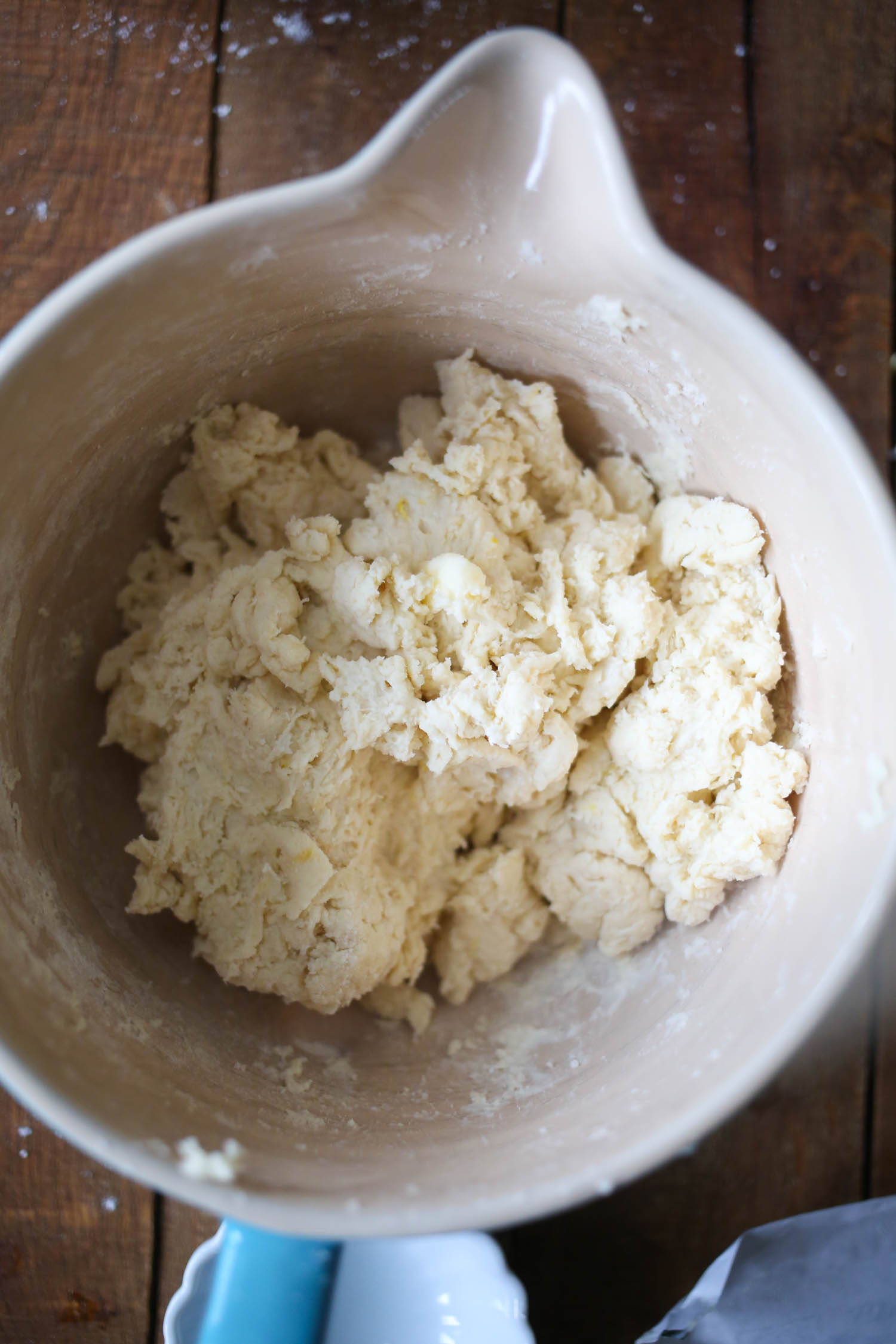 biscuit dough for Blueberry Grunt from Our Best Bites