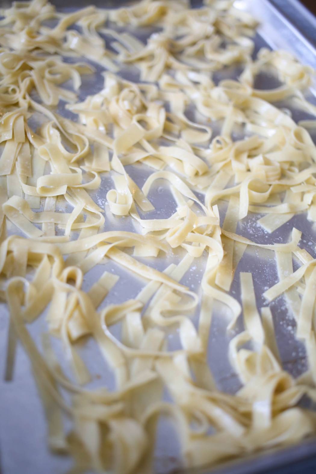 getting ready to bake wontons for chinese chicken salad