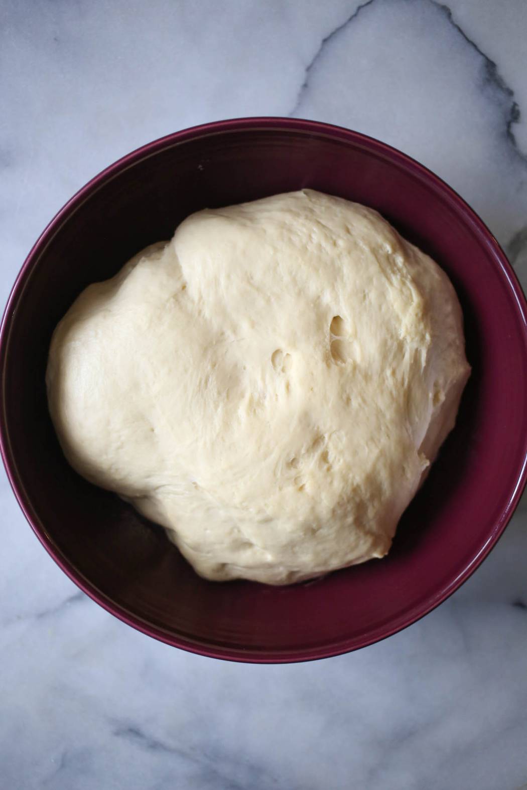 risen dough for Perfect homemade naan