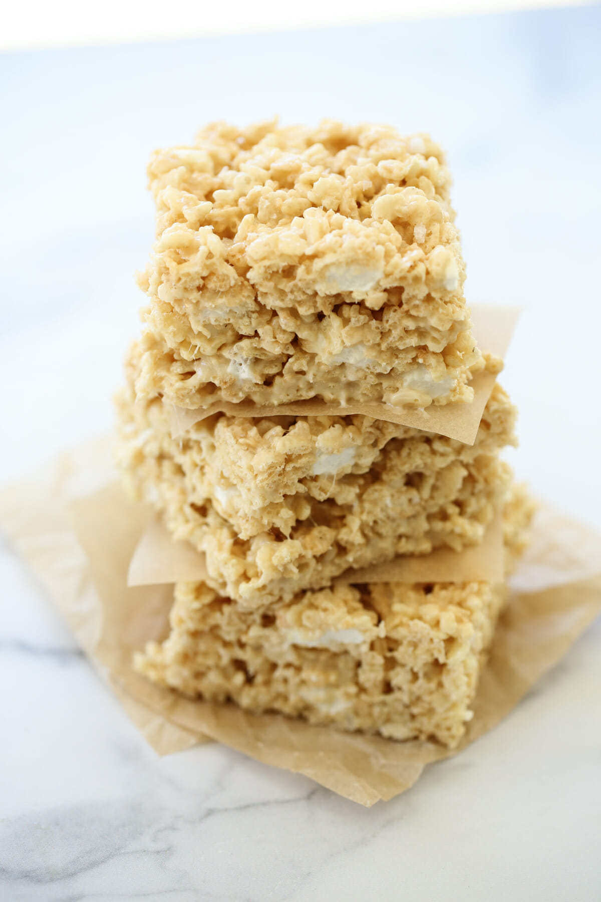 Salted Caramel Rice Krispie Treats
