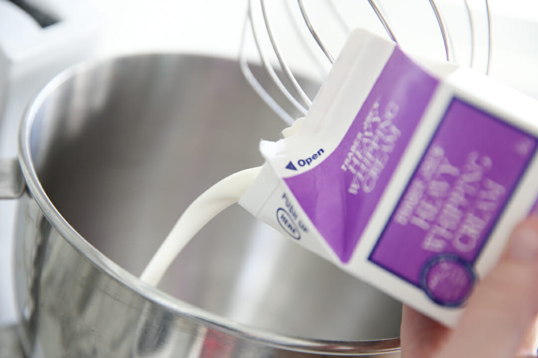 fresh whipping cream