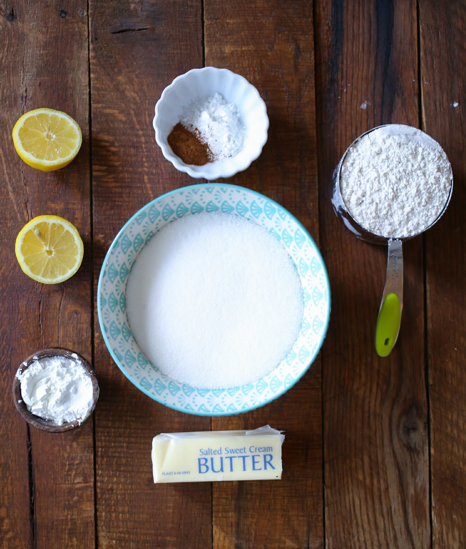 ingredients for skillet blackberry cobbler
