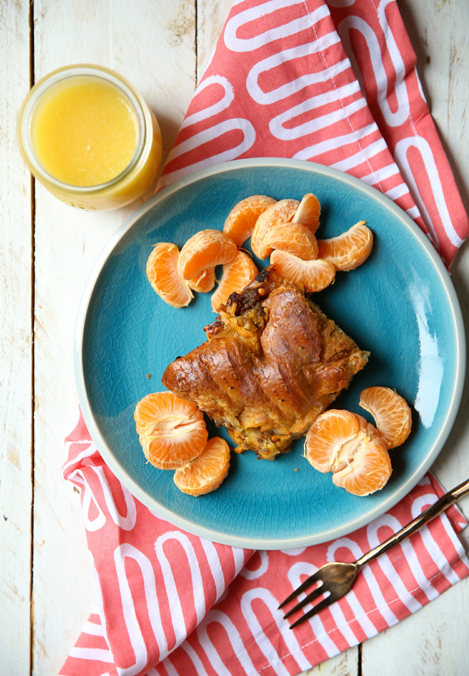 sausage egg and cheese croissant breakfast casserole