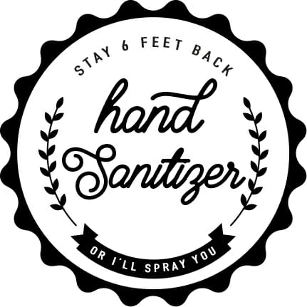 hand sanitizer label