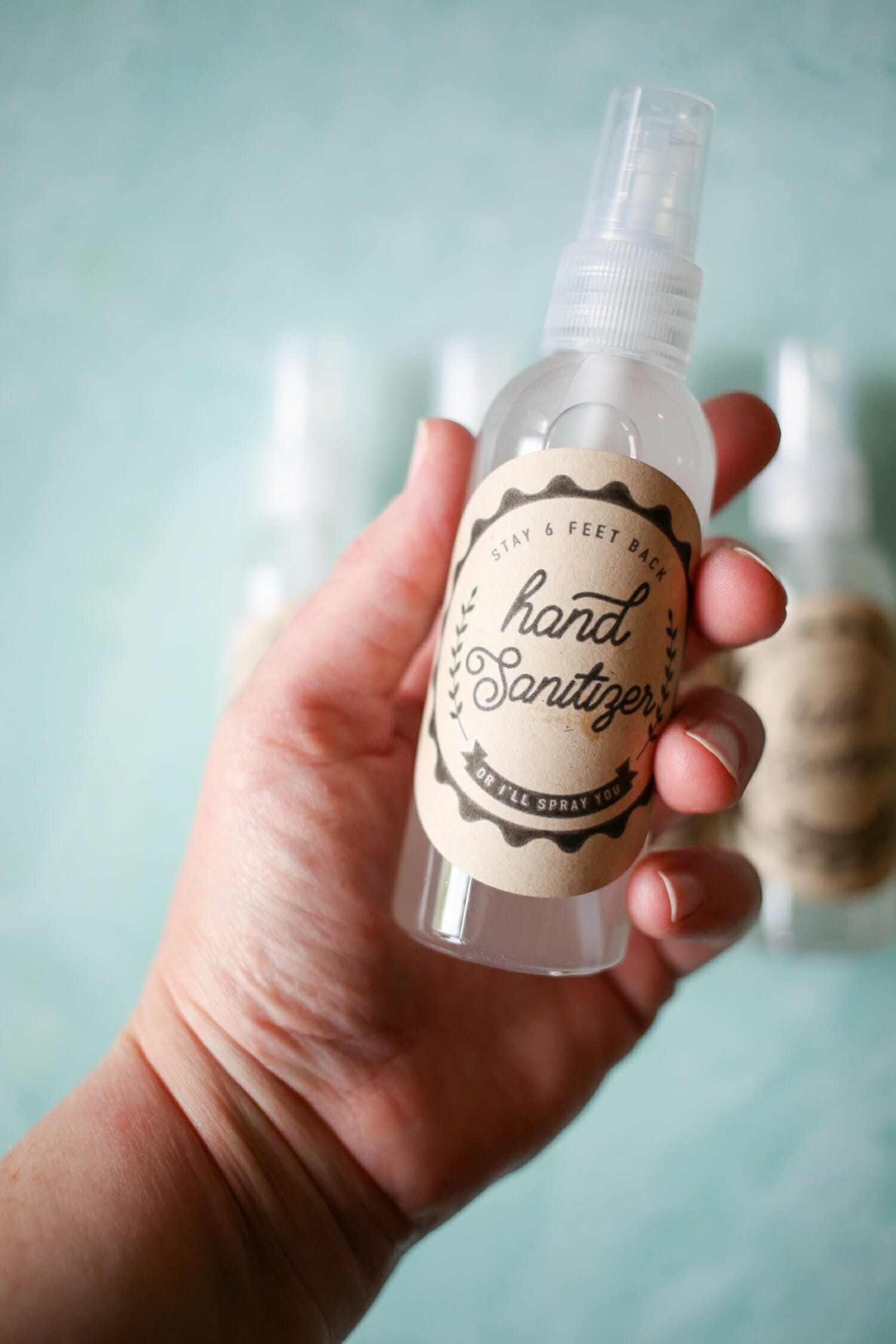 homemade hand sanitizer