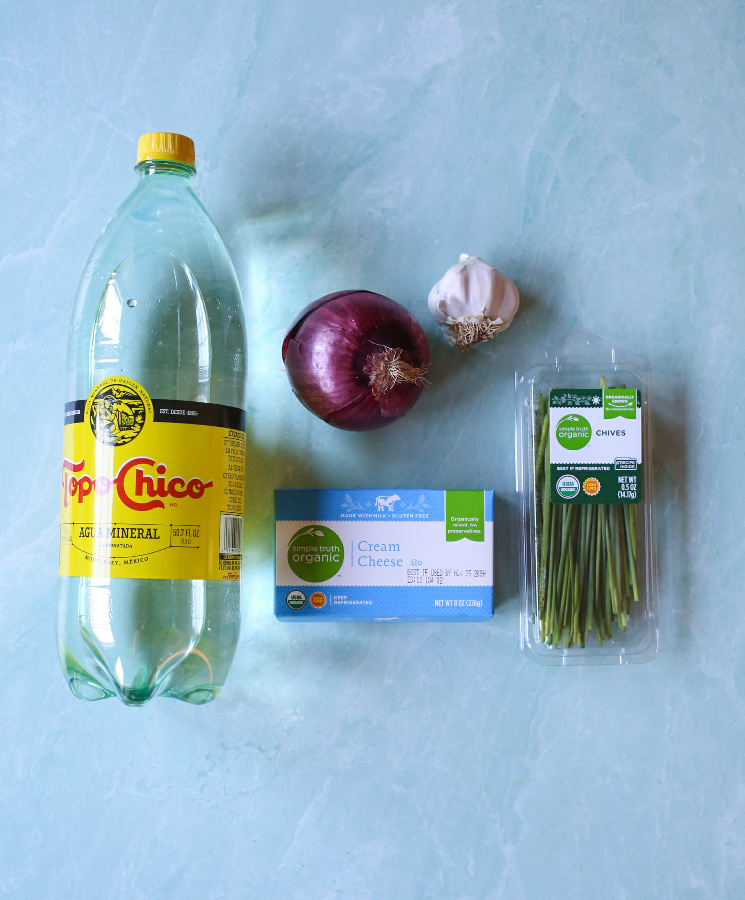 ingredients for deli style whipped cream cheese