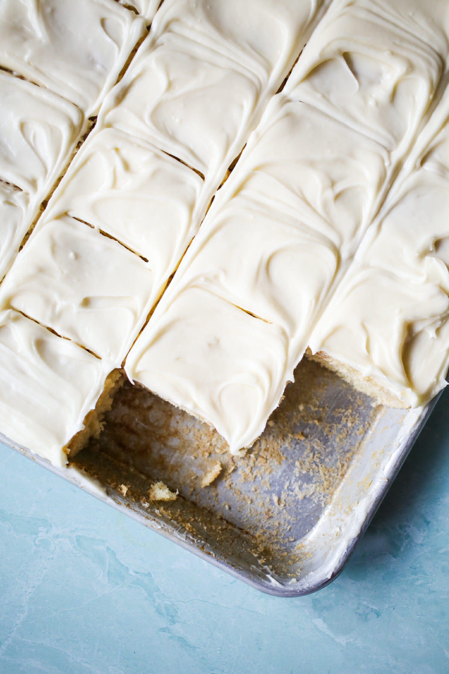 banana bars with cream cheese icing from our best bites