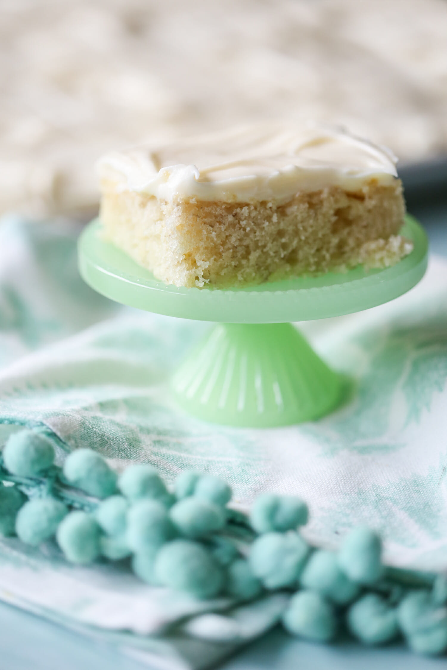 banana bars with cream cheese icing from our best bites