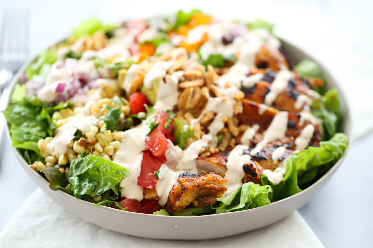 BBQ Ranch Chicken Salad