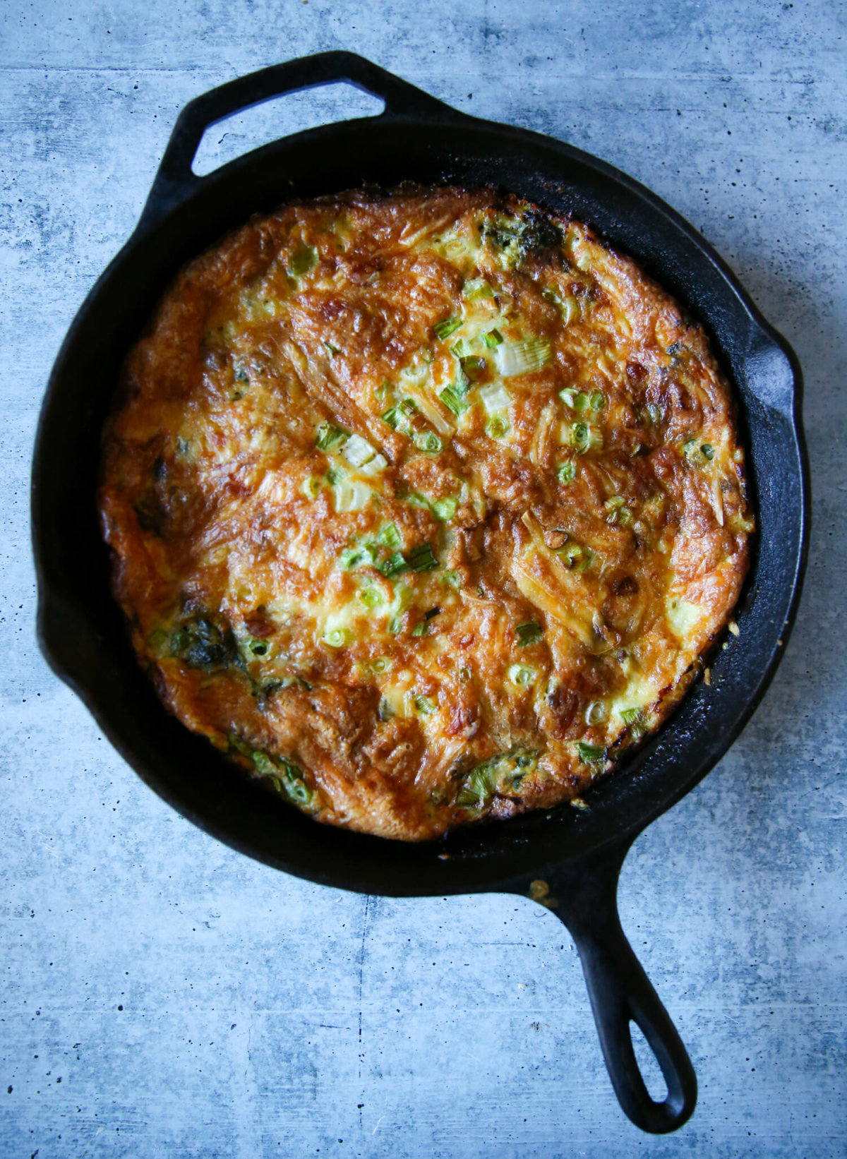 bacon and spinach frittata from our best bites