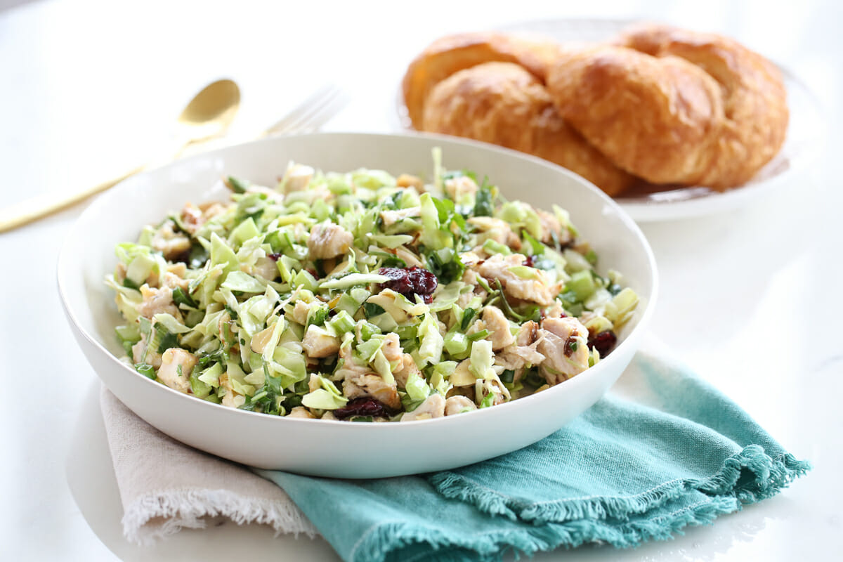 chicken salad in bowl