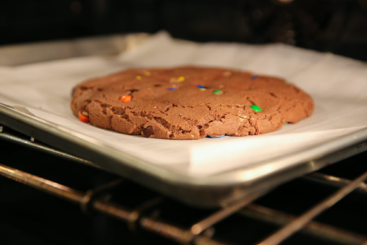 chocolate cookie baking