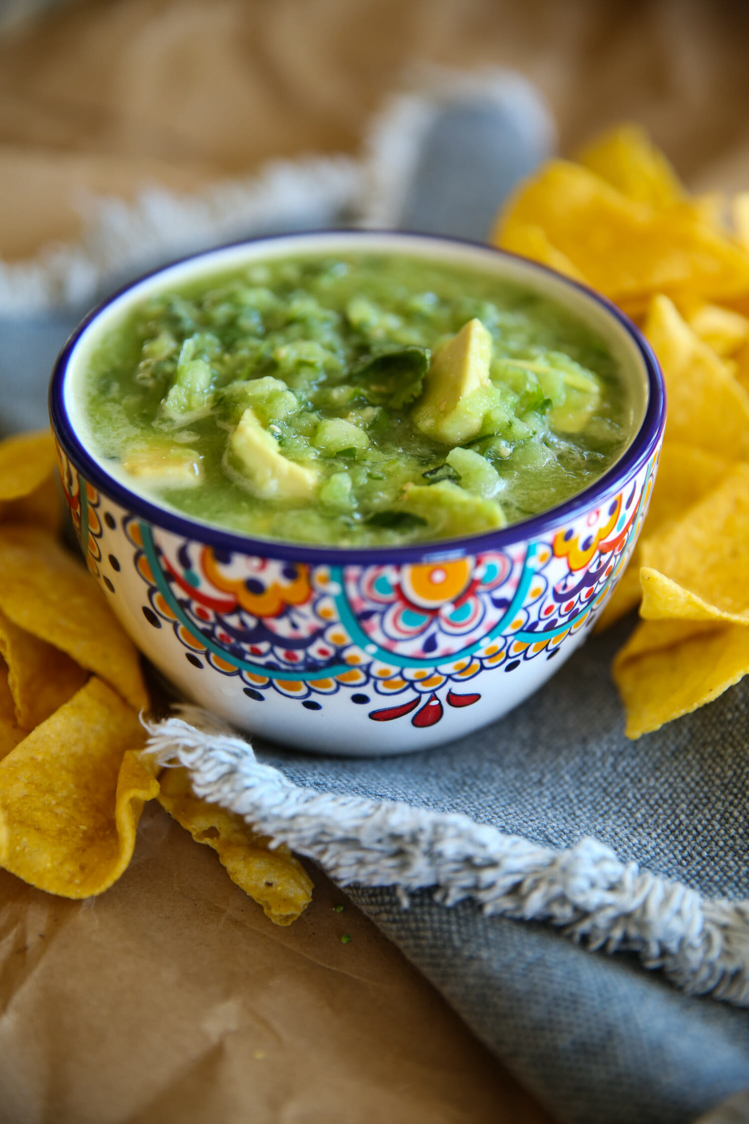 avocado salsa verde from our best bites