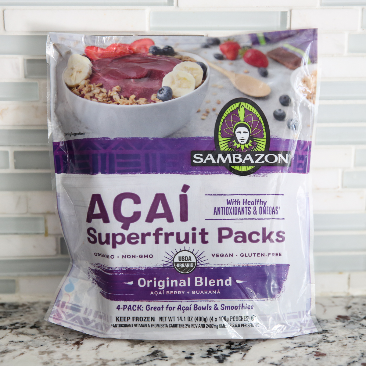 frozen acai package