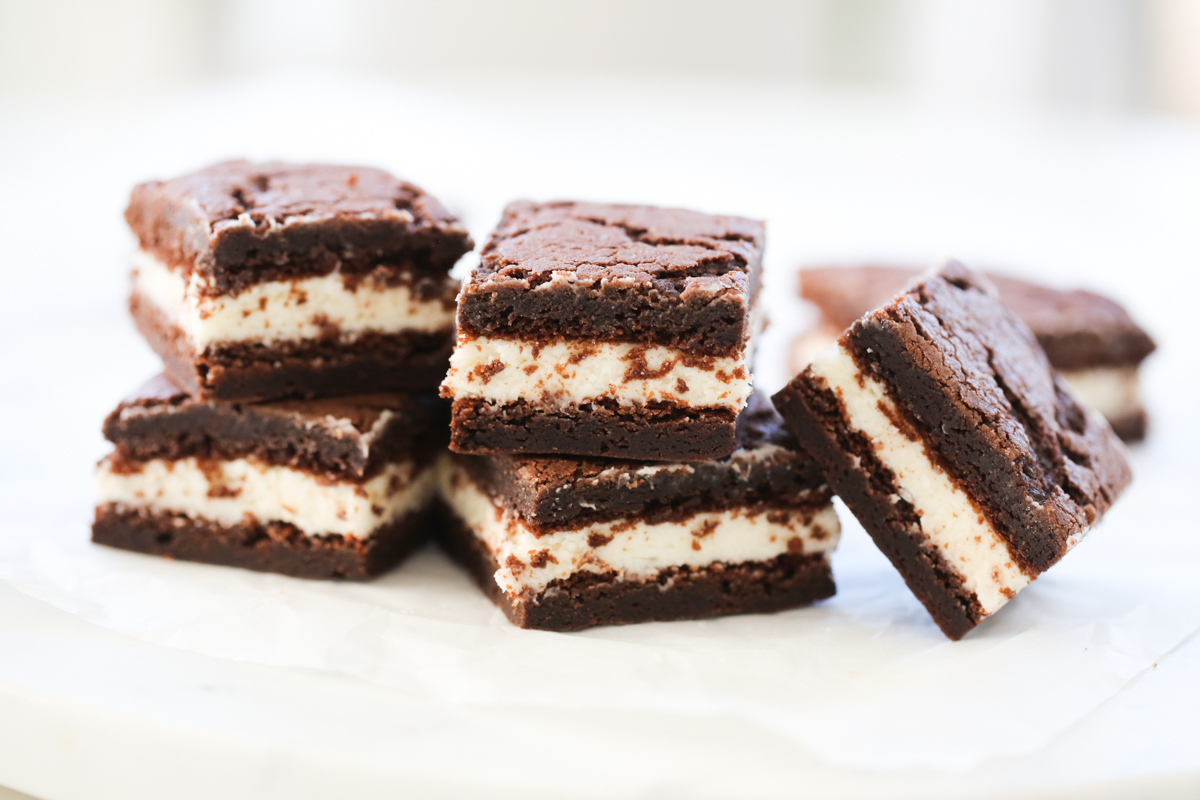 chopped homemade oreos