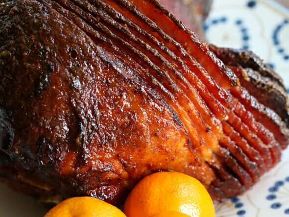 Orange Brown Sugar Spiral-Sliced Ham from Our Best Bites