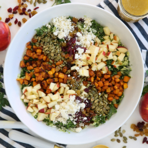 Autumn Chop Salad in bowl