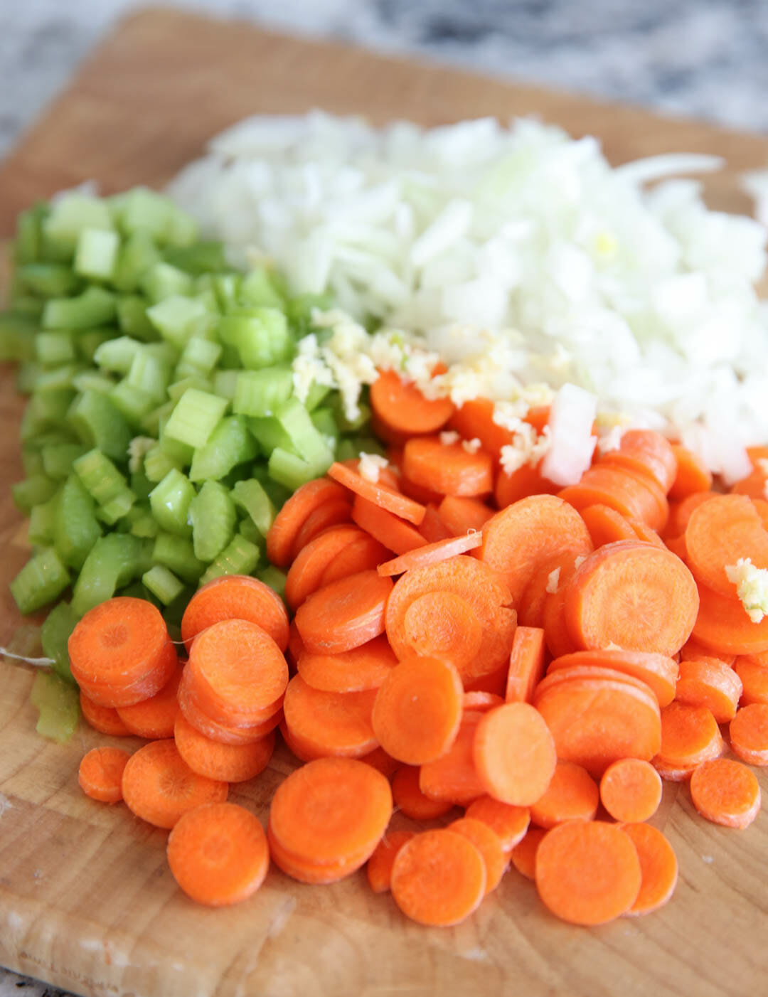 Carrots, Celery and Onion