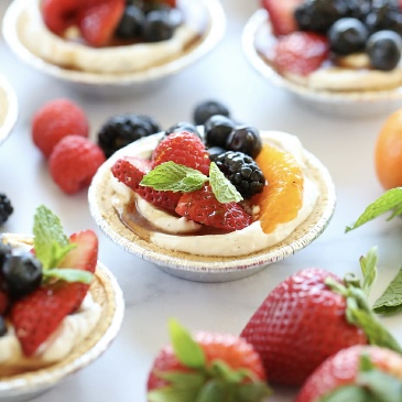 mini fruit pie