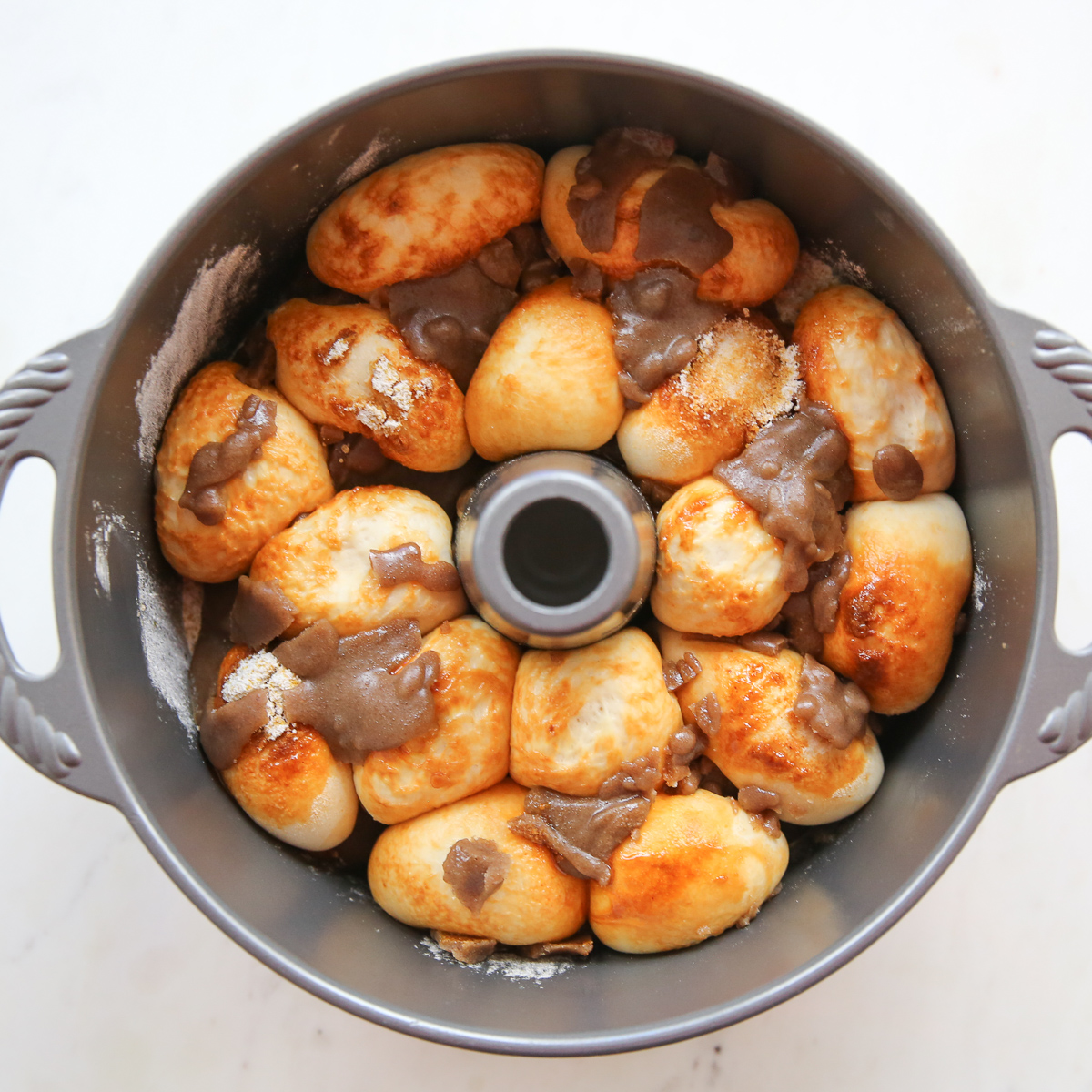 overnight caramel sticky buns before baking
