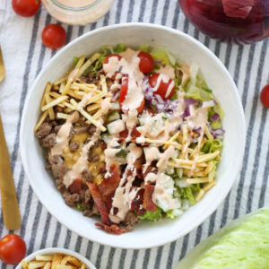 Cheeseburger Salad Bowl