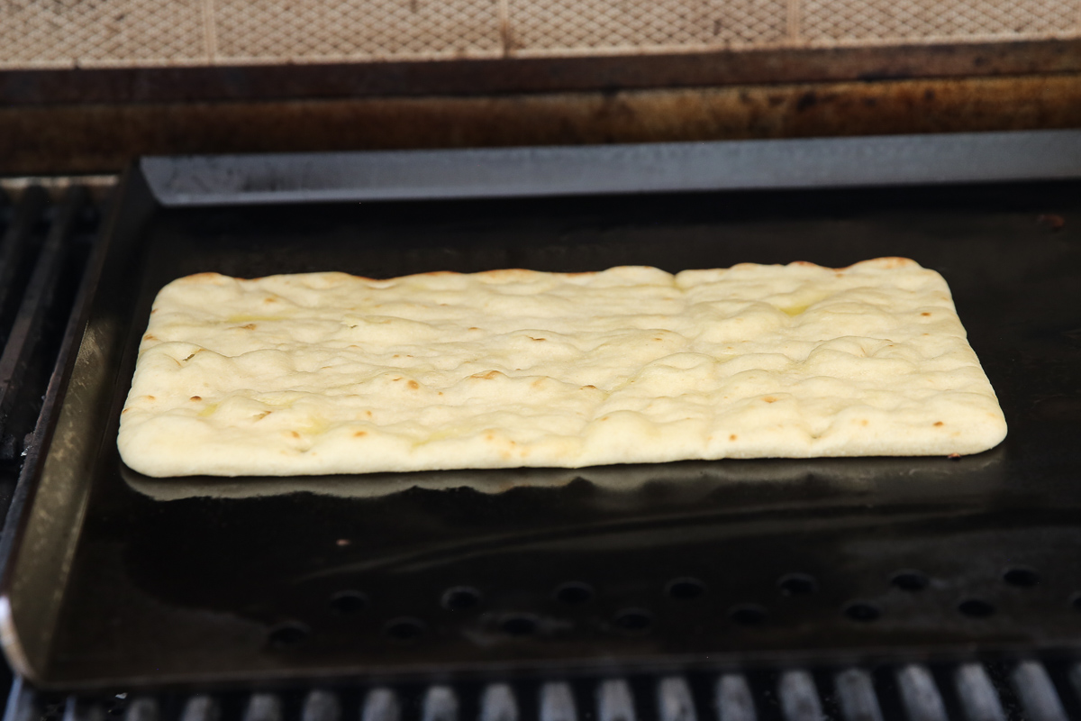 flatbread on a flat top