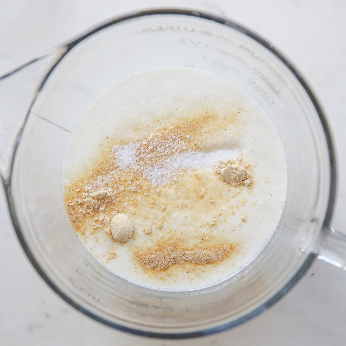 egg mixture with seasonings